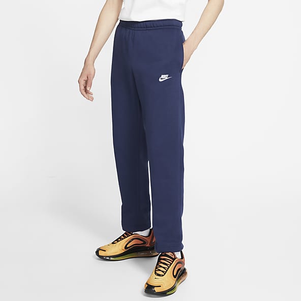 Nike fleece pants blue store
